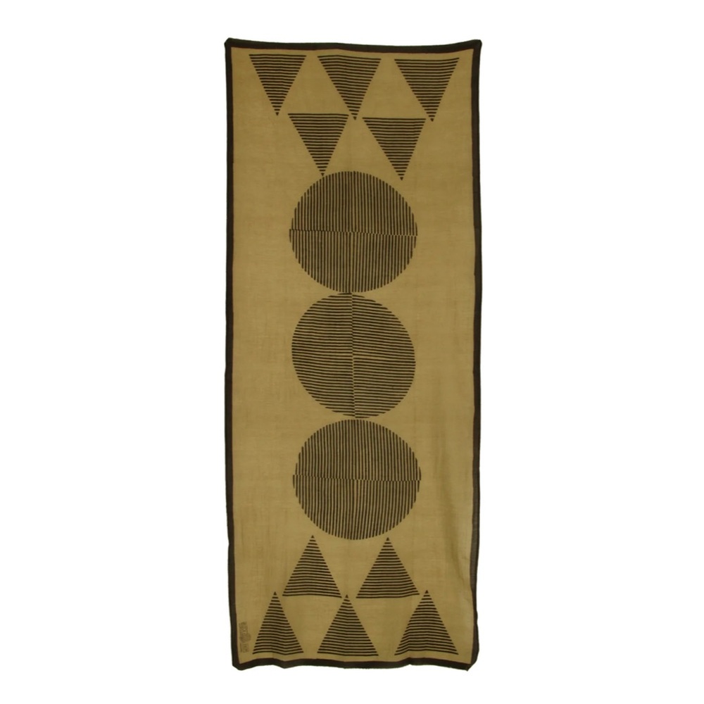 Block Shop Temple scarf, hand-printed silk and cotton